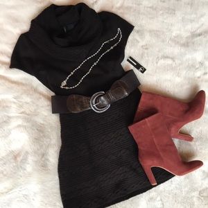 NWT Brown Sweater Dress with Belt 🙌🏼